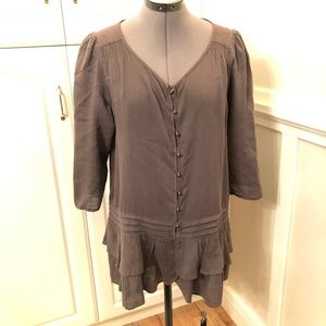 Anthropologie Edme Esyllte 20's Style Shirt Sz 14